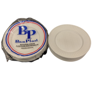 Plato Postre 17cm BANPLAST x 50 un