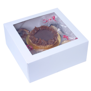 Caja c/VISOR Blanca 25x25x10cm