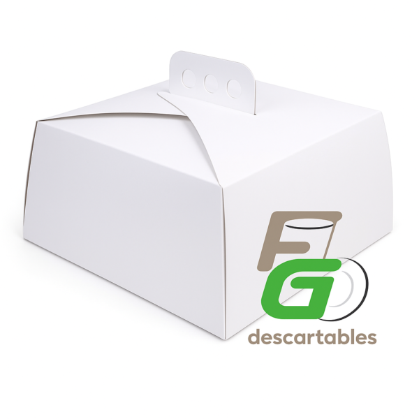 Caja TORTA con Manija 28x28x12cm