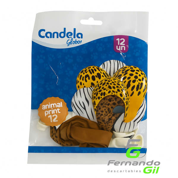 Globos Candela 12`` IMPRESO