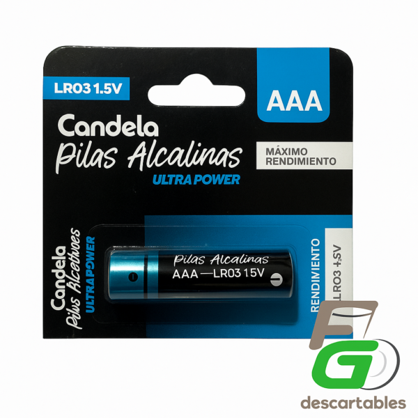 Pila AAA Alcalina CANDELA