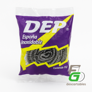 Esponja Estropajo Acero Inoxidble DEA