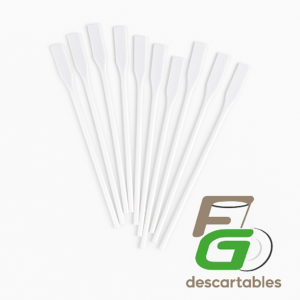 Agitador Remo P/Café Blanco 1000 un