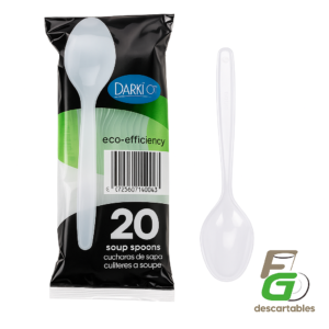 Cuchara Sundae Bistrot CRISTAL Ref Paq x 20u