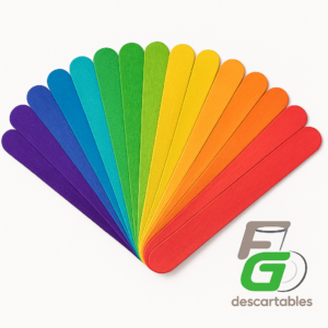 Paleta  Bajalengua COLOR Caja 30 un.