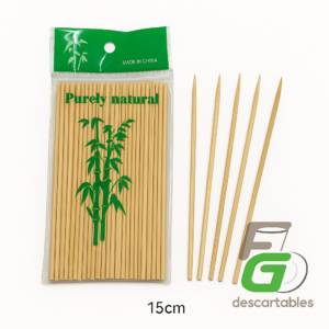 Palito Brochet 15cm Eco Purely Natrual x 90u