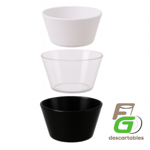 Cazuela DIP Blanca 6,5 x 3cm Chica Paq x 12u.