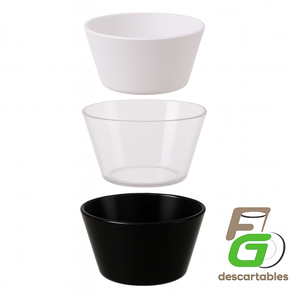 Cazuela DIP Blanca 6,5 x 3cm Chica Paq x 12u.