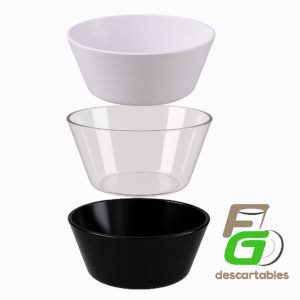 Cazuela DIP Blanca 9 x 6cm Grande Paq x 12u.