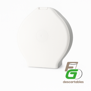 Dispenser Higienico Jumbo 400mts Tapa Blanca