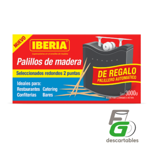 Escarbadientes IBERIA 3000u con PALILLERO