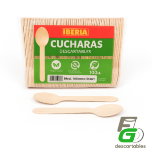 Cucharas Ecológica de Madera para postre