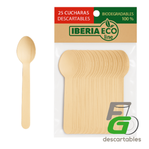 Cucharas ecológica de Madera Sundae