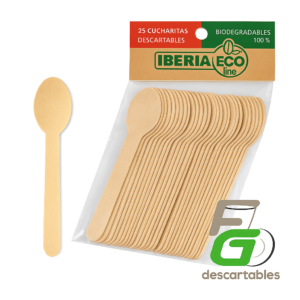 Cucharas Ecológicas de Madera para postre