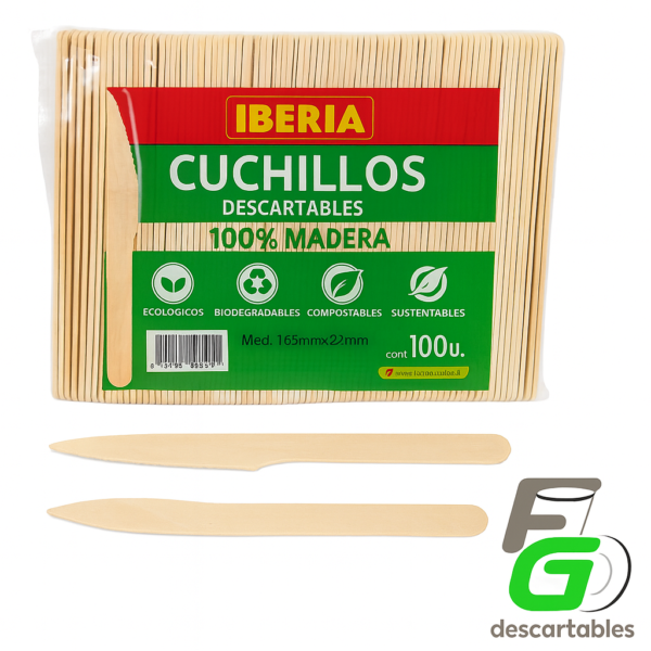 Cuchillos ecológico de madera