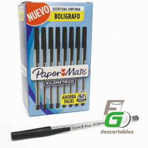 Boligrafo Punta Met PAPER-MATE Negro