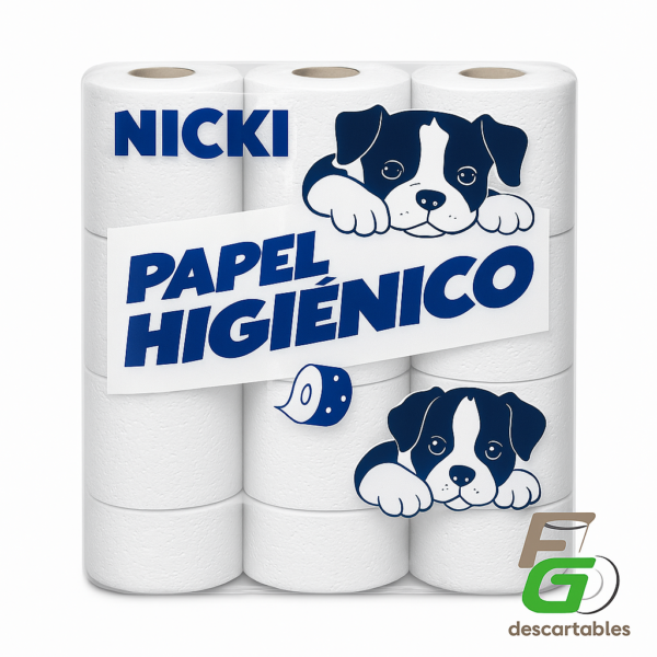 Higienico NICKI Bolsón 18 Rollos x 40m