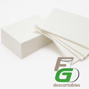 Simil-tela DUNI SIAM 30x40cm Blanca  100u