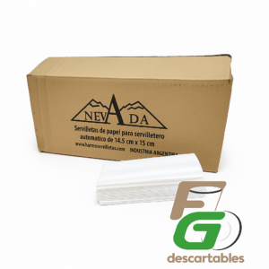 Servilleta 18x18 Sin Guarda Tissue NEVADA 1100un aprox