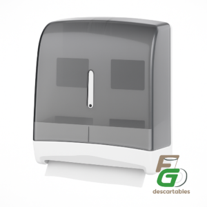 Dispenser Toalla Intercalada Tapa Fume PP