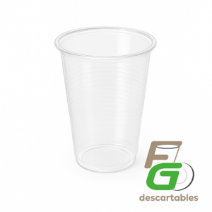 Vaso 300cc PP Traslucido Work 100u.