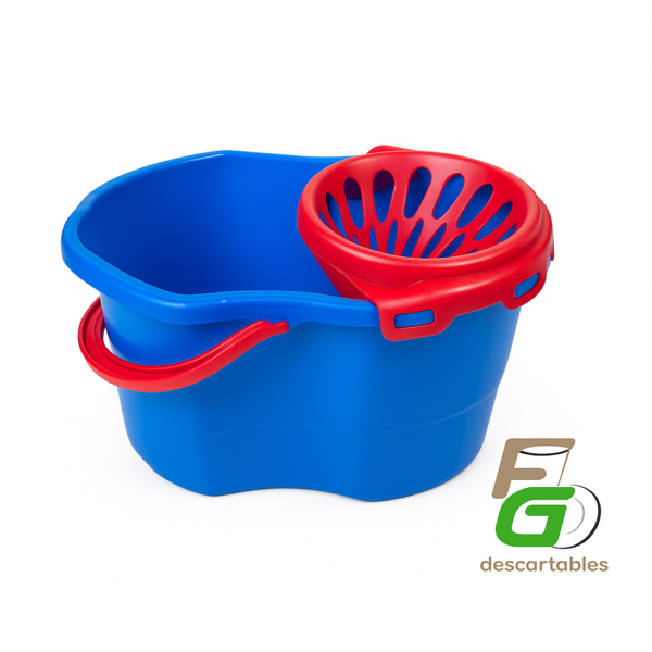 PROMO Escurre Facil + Balde Plastico 16L