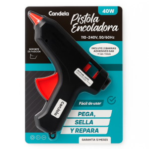 PISTOLA para Silicona GRANDE 40w Candela