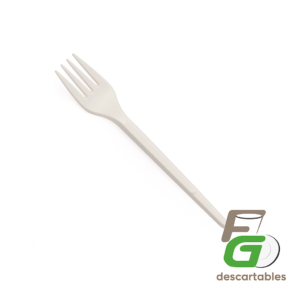 Tenedor 16cm BLANCO Paquete de 50 unidades