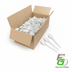 Cuchara Sundae Economica caja  850u aprox