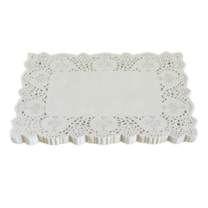 Blonda Calada Blanca Rectangular