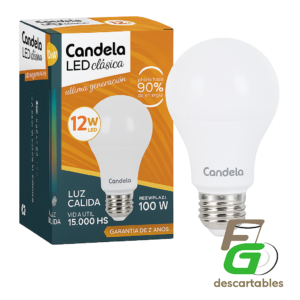 Lampara LED foco 12w LUZ CALIDA