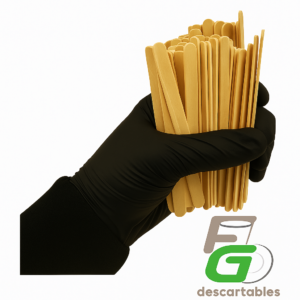 Agitador MADERA 11cm Caja 1500u