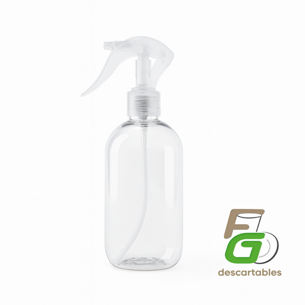Envase con GATILLO Cristal PET 250ml