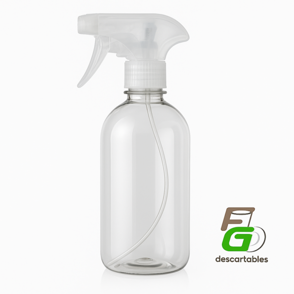 Envase con GATILLO Cristal PET 500ml