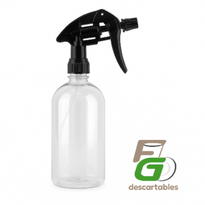 Envase con GATILLO Cristal PET 1Lts