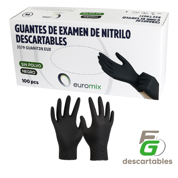 Guante Nitrilo Negro