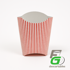 Sobre Papa Fritas Mediano 10x8x3cm