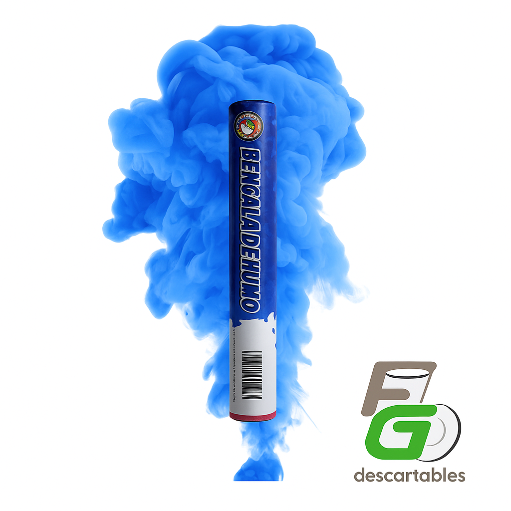 Bengala de Humo AZUL x Unidad