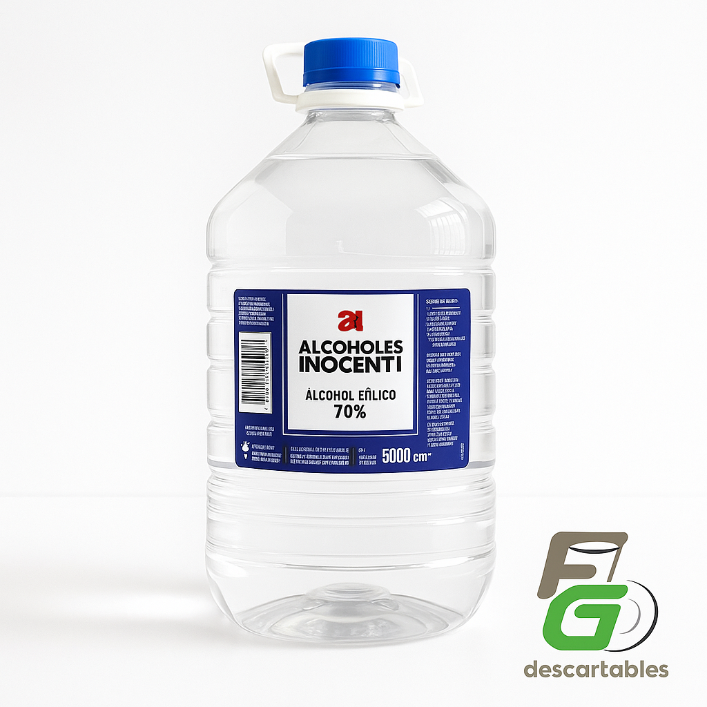 Sanitizantes INOCENTI Bidon 5Lts. (Alcoh. 70%)