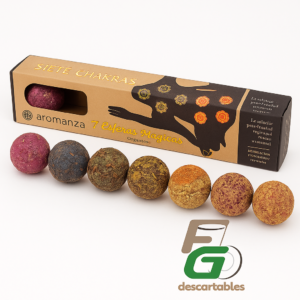 Sahumerio 7 SIETE CHAKRAS Bombitas 7un