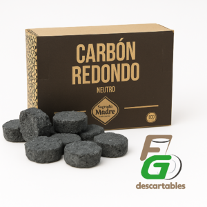 Sahumerio Carbon Redondo NEUTRO 24 unidades