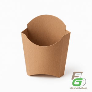 Sobre Marrón Papa Fritas Med. 10x15